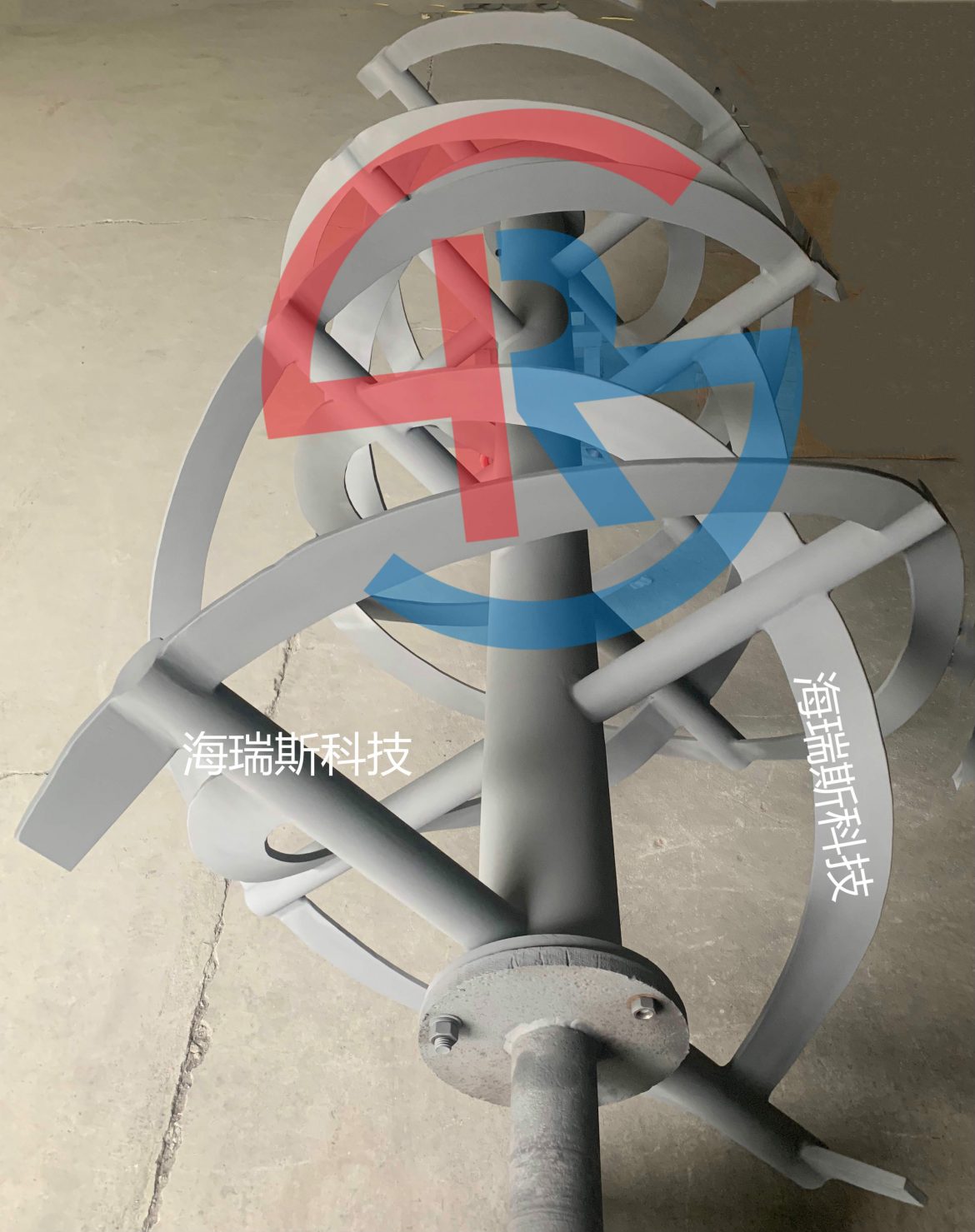 鋰電螺帶混合機噴涂碳化鎢